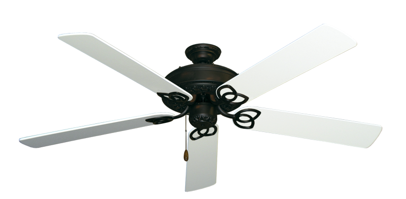 Renaissance Oil Rubbed Bronze with 60" Pure White Blades