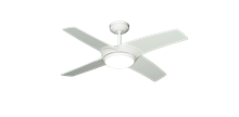 Starfire 42 in. Pure White Ceiling Fan with LED Light