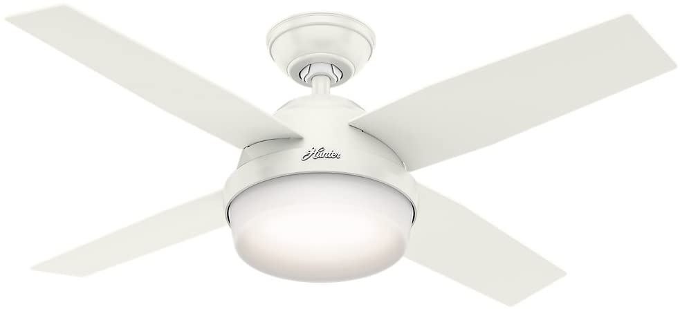 Light Brushed Nickel Ceiling Fan, Small White Ceiling Fan With Light