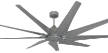 Liberator 72 in. WiFi Enabled Indoor/Outdoor Brushed Nickel Ceiling Fan