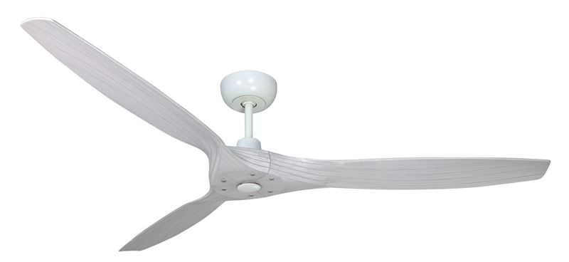 Solara 60 in. WiFi Enabled Indoor-Outdoor Matte Pure White Ceiling Fan with Remote