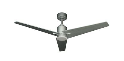 Reveal 52" Wifi Enabled Indoor/Outdoor Modern Ceiling Fan in Brushed Nickel with Remote and CCT LED Light