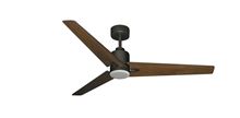 Reveal 52" Wifi Enabled Indoor/Outdoor Modern Ceiling Fan in Oil Rubbed Bronze with Remote and CCT LED Light