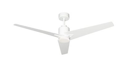 Picture of Reveal 52" WiFi Enabled Indoor/Outdoor Modern Ceiling Fan in Pure White with Remote and CCT LED Light
