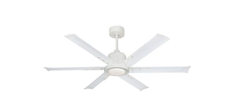 Titan II WiFi Pure White with 52" Aluminum Pure White Blades with 22W CCT LED Array Light and Remote