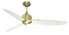 Cresswind 52 in. Indoor Brushed Gold Smart Ceiling Fan with Remote Control 