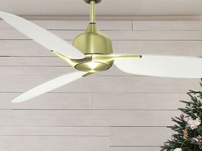 Cresswind 52 in. Indoor Brushed Gold Smart Ceiling Fan with Remote Control