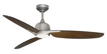 Cresswind 52 in. Indoor Brushed Nickel Smart Ceiling Fan with 18W LED and Remote Control 